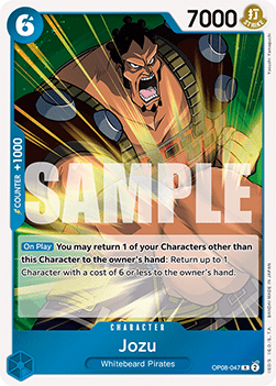 (047) One Piece TCG OP08: Two Legends Single: Jozu (OP08-047) Rare