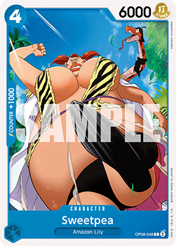 (048) One Piece TCG OP08: Two Legends Single: Sweetpea (OP08-048) Common