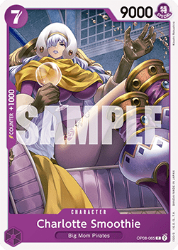 (065) One Piece TCG OP08: Two Legends Single: Charlotte Smoothie (OP08-065) Common