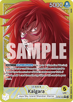 (098) One Piece TCG OP08: Two Legends Single: Kalgara (OP08-098) (V.2) Alternate Art