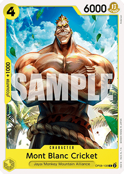 (108) One Piece TCG OP08: Two Legends Single: Mont Blanc Cricket (OP08-108) Common