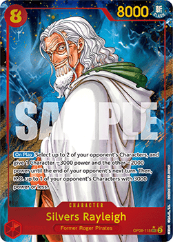 (118) One Piece TCG OP08: Two Legends Single: Silvers Rayleigh (OP08-118) (V.2) Alternate Art
