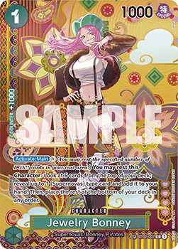 (ST02-007) One Piece TCG OP08: Two Legends Single: Jewelry Bonney (ST02-007) Special Rare