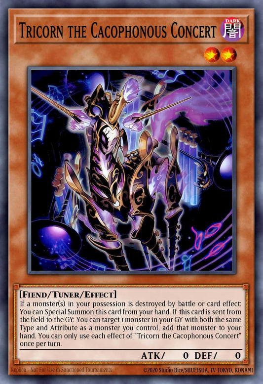 (087) YuGiOh TCG PHNI: Phantom Nightmare Single: Tricorn the Cacophonous Concert  Common