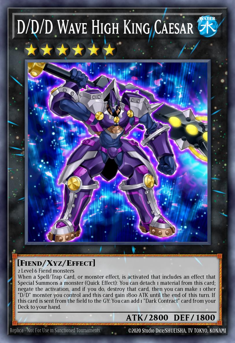 (290) YuGiOh TCG RA04: Quarter Century Stampede Single: D/D/D Wave High King Caesar (V.2 - Quarter Century Secret Rare) Quarter Century Secret Rare