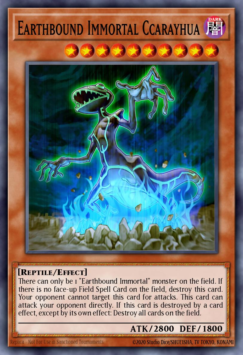 (024) YuGiOh TCG SOVR: Stardust Overdrive Single: Earthbound Immortal Ccarayhua (V.1 - Ultra Rare) Ultra Rare