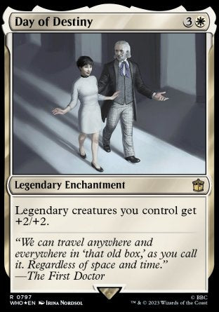 (797) Magic The Gathering Universes Beyond: Doctor Who: Extras Single: Day of Destiny (V.2) Holo Rare