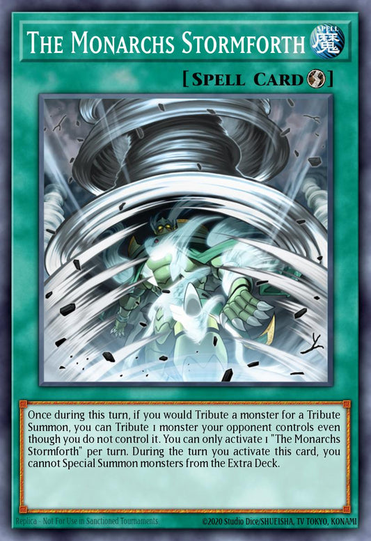 (024) YuGiOh TCG MP25: 2025 Mega-Pack Tin Single: The Monarchs Stormforth  Starlight Rare