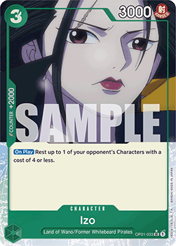 (OP01-033) One Piece TCG PRB01: The Best Single: Izo (OP01-033) (V.3) Uncommon