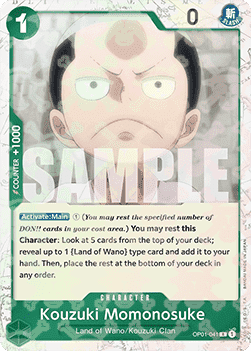 (OP01-041) One Piece TCG PRB01: The Best Single: Kouzuki Momonosuke (OP01-041) (V.2) Rare