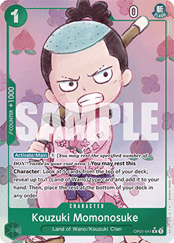 (OP01-041) One Piece TCG PRB01: The Best Single: Kouzuki Momonosuke (OP01-041) (V.4) Alternate Art