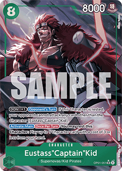 (OP01-051) One Piece TCG PRB01: The Best Single: EustassCaptainKid (OP01-051) (V.2) Alternate Art