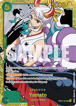 (OP01-121) One Piece TCG PRB01: The Best Single: Yamato (OP01-121) (V.1) Secret Rare
