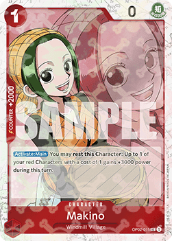(OP02-015) One Piece TCG PRB01: The Best Single: Makino (OP02-015) (V.2) Uncommon