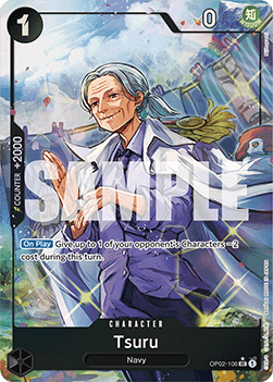 (OP02-106) One Piece TCG PRB01: The Best Single: Tsuru (OP02-106) (V.3) Uncommon