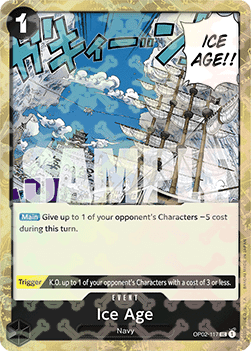 (OP02-117) One Piece TCG PRB01: The Best Single: Ice Age (OP02-117) (V.2) Uncommon