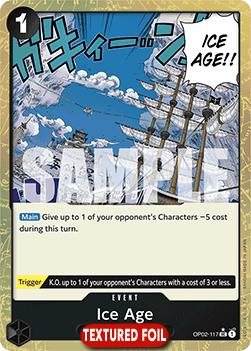 (OP02-117) One Piece TCG PRB01: The Best Single: Ice Age (OP02-117) (V.3) Uncommon