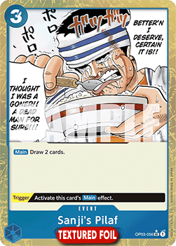 (OP03-056) One Piece TCG PRB01: The Best Single: Sanji's Pilaf (OP03-056) (V.3) Uncommon