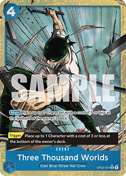 (OP03-057) One Piece TCG PRB01: The Best Single: Three Thousand Worlds (OP03-057) (V.4) Alternate Art