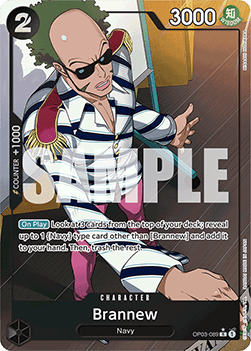 (OP03-089) One Piece TCG PRB01: The Best Single: Brannew (OP03-089) (V.3) Alternate Art