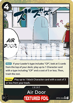 (OP03-094) One Piece TCG PRB01: The Best Single: Air Door (OP03-094) (V.3) Uncommon