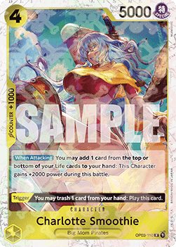 (OP03-110) One Piece TCG PRB01: The Best Single: Charlotte Smoothie (OP03-110) (V.2) Rare