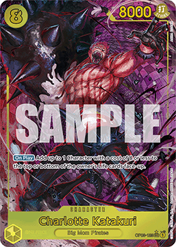 (OP03-123) One Piece TCG PRB01: The Best Single: Charlotte Katakuri (OP03-123) (V.2) Alternate Art