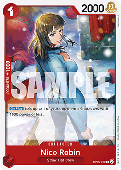 (OP05-010) One Piece TCG PRB01: The Best Single: Nico Robin (OP05-010) (V.1) Uncommon