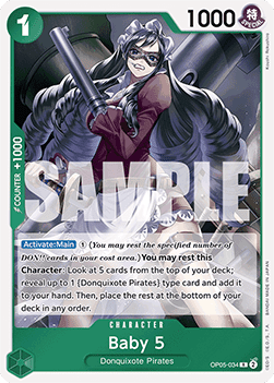 (OP05-034) One Piece TCG PRB01: The Best Single: Baby 5 (OP05-034) (V.1) Rare