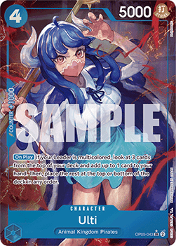 (OP05-043) One Piece TCG PRB01: The Best Single: Ulti (OP05-043) (V.2) Alternate Art