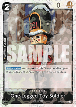 (OP05-081) One Piece TCG PRB01: The Best Single: One-Legged Toy Soldier (OP05-081) (V.2) Uncommon