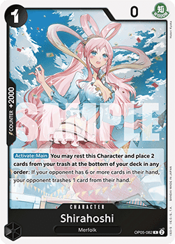 (OP05-082) One Piece TCG PRB01: The Best Single: Shirahoshi (OP05-082) (V.1) Rare