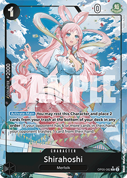 (OP05-082) One Piece TCG PRB01: The Best Single: Shirahoshi (OP05-082) (V.3) Alternate Art