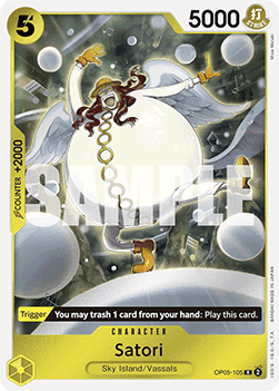 (OP05-105) One Piece TCG PRB01: The Best Single: Satori (OP05-105) (V.1) Rare