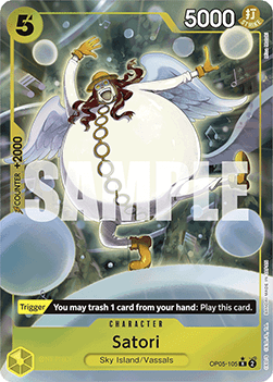 (OP05-105) One Piece TCG PRB01: The Best Single: Satori (OP05-105) (V.3) Alternate Art