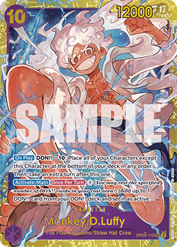 (OP05-119) One Piece TCG PRB01: The Best Single: Monkey.D.Luffy (OP05-119) (V.1) Secret Rare