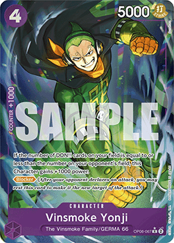 (OP06-067) One Piece TCG PRB01: The Best Single: Vinsmoke Yonji (OP06-067) (V.3) Alternate Art