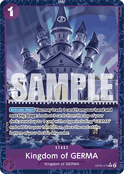(OP06-079) One Piece TCG PRB01: The Best Single: Kingdom of GERMA (OP06-079) (V.4) Common