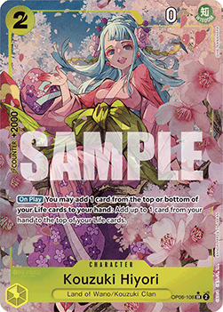 (OP06-106) One Piece TCG PRB01: The Best Single: Kouzuki Hiyori (OP06-106) (V.2) Alternate Art