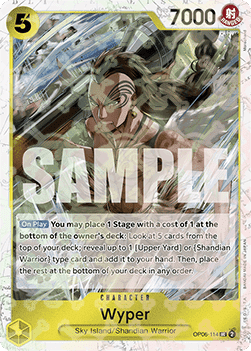 (OP06-114) One Piece TCG PRB01: The Best Single: Wyper (OP06-114) (V.2) Uncommon
