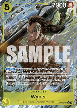(OP06-114) One Piece TCG PRB01: The Best Single: Wyper (OP06-114) (V.3) Uncommon