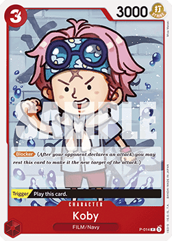(P-014) One Piece TCG PRB01: The Best Single: Koby (P-014) (V.1) Promo