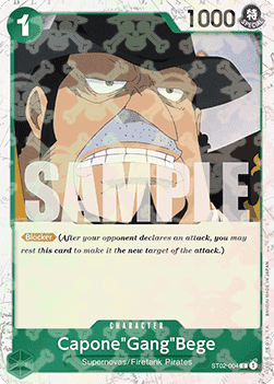 (ST02-004) One Piece TCG PRB01: The Best Single: CaponeGangBege (ST02-004) (V.2) Common