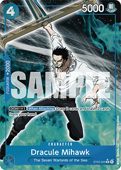 (ST03-005) One Piece TCG PRB01: The Best Single: Dracule Mihawk (ST03-005) (V.3) Common