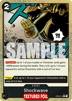 (ST06-014) One Piece TCG PRB01: The Best Single: Shockwave (ST06-014) (V.3) Common