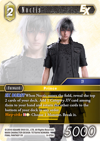(079) Final Fantasy TCG Opus VIII Single: Noctis (8-079) Hero