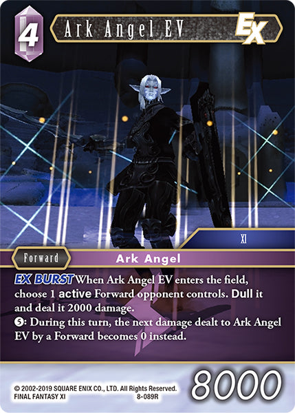 (089) Final Fantasy TCG Opus VIII Single: Ark Angel EV (8-089) Rare