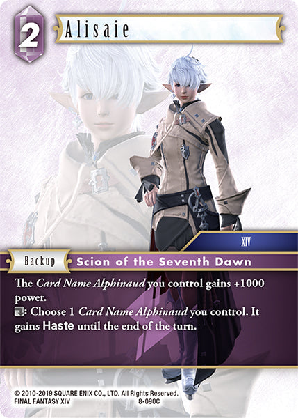 (090) Final Fantasy TCG Opus VIII Single: Alisaie (8-090) Common