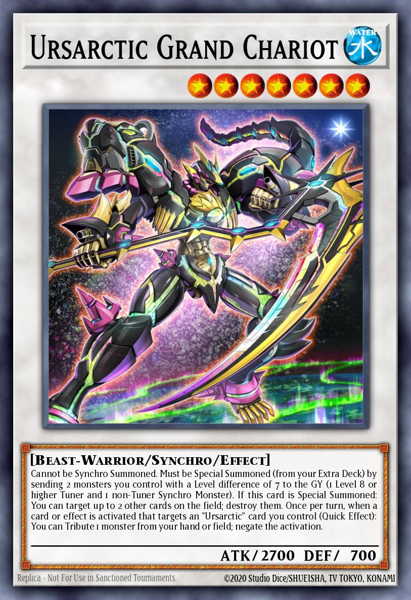 (035) YuGiOh TCG ANGU: Ancient Guardians Single: Ursarctic Grand Chariot (V.1 - Ultra Rare) Ultra Rare