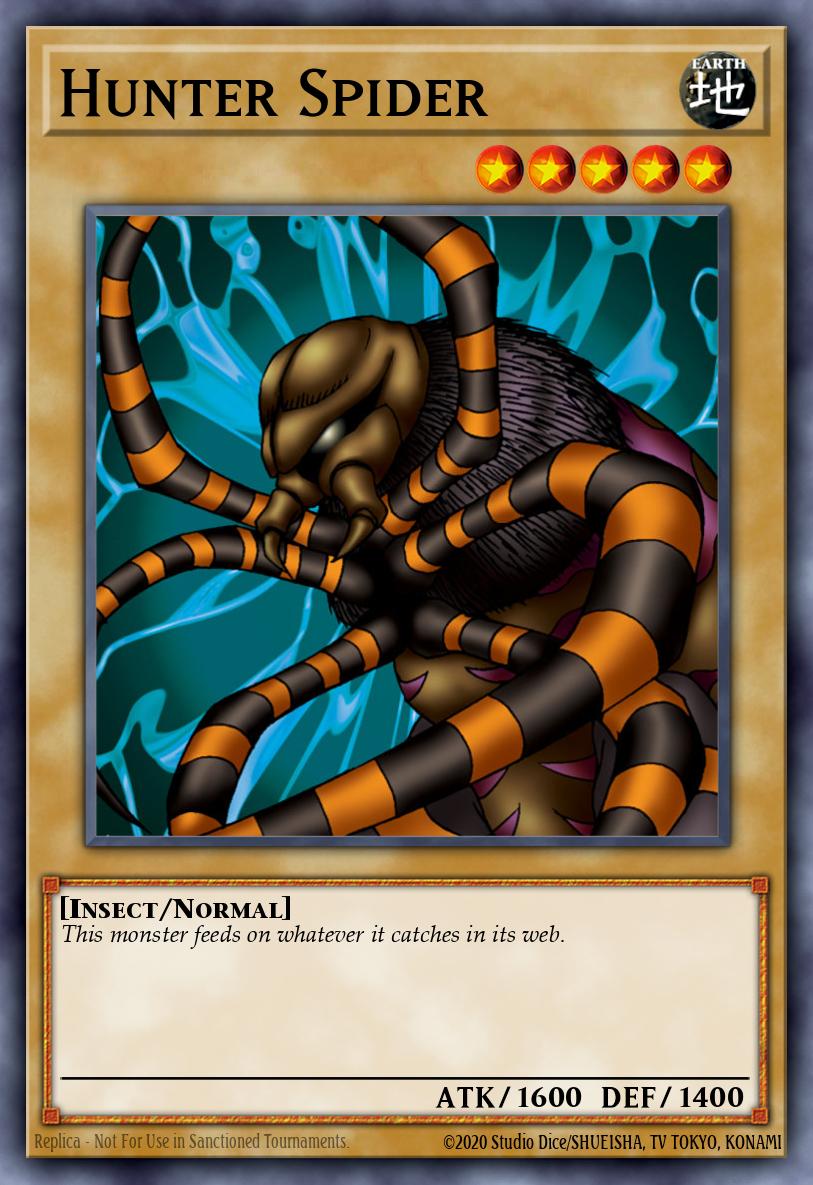 (EN049) YuGiOh TCG MRD: Metal Raiders Single: Hunter Spider (V.3 - Common)  Common